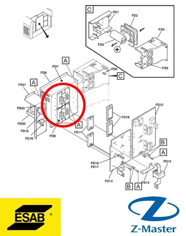Трансформатор Aristo Mig 0459736880 Esab