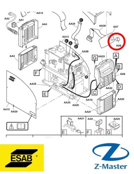 Ручка переключателя D28-1/4in Grey 0460600528 Esab