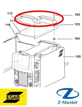 Ручка 0462159001 Esab (Эсаб)