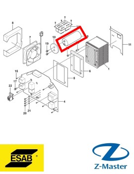 Конденсатор 0462178002 Esab