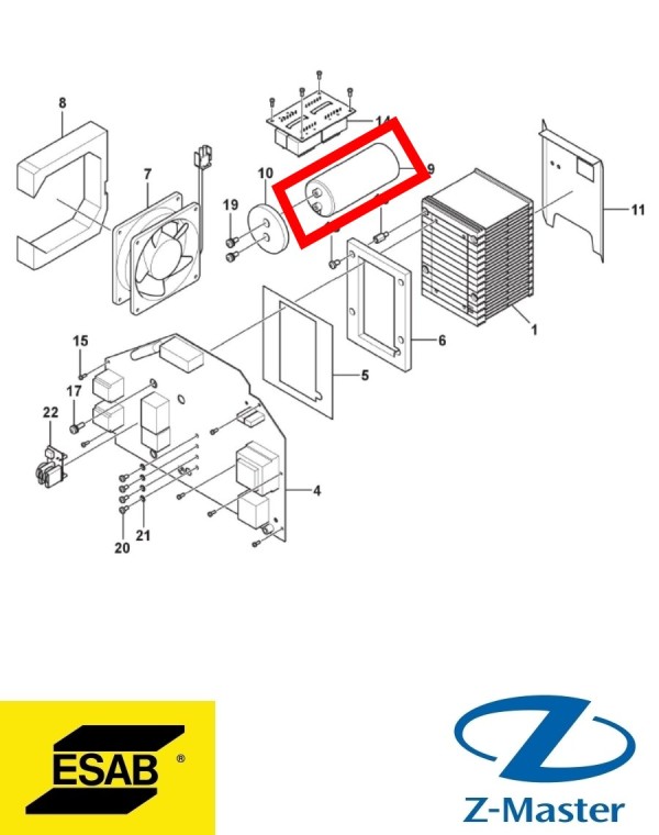 Конденсатор 0462178002 Esab