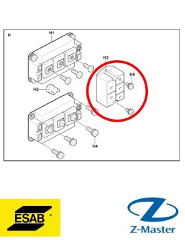 Комплект выпрямителя 0464504880 Esab (Эсаб)