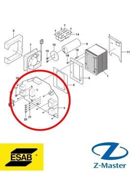 Силовой блок 0464563881 Esab