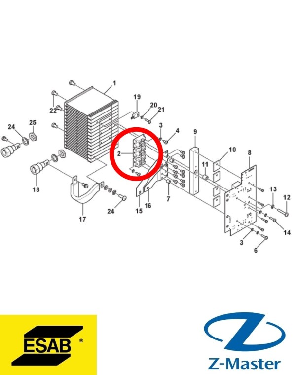 Диод 0464570880 Esab