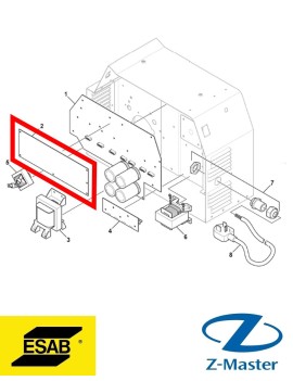 Плата управления в сборе 0464592880 Esab