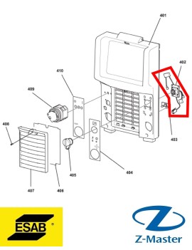 Соединитель шасси с кабелем 0465096880 Esab (Эсаб)