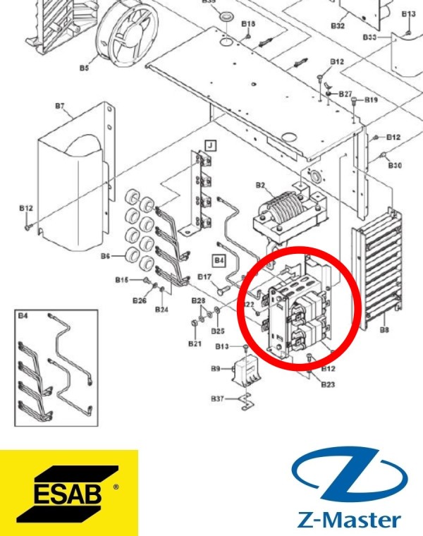 Трансформатор, комплект 0465302880 Esab