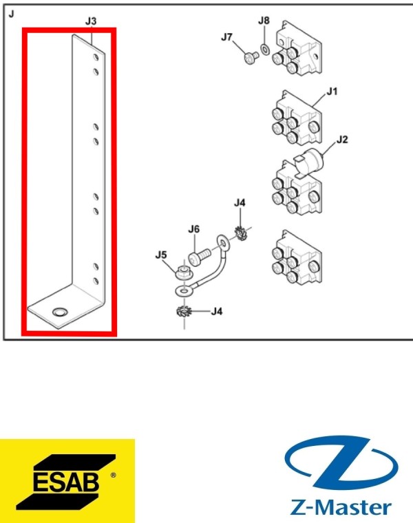 Рельс, диоды 0465308001 Esab
