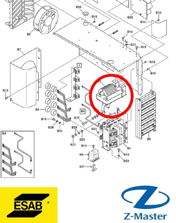 Индуктор 0465311880 Esab