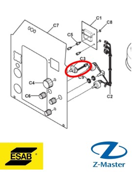 Encoder / Переключатель электронный 0465327880 Esab