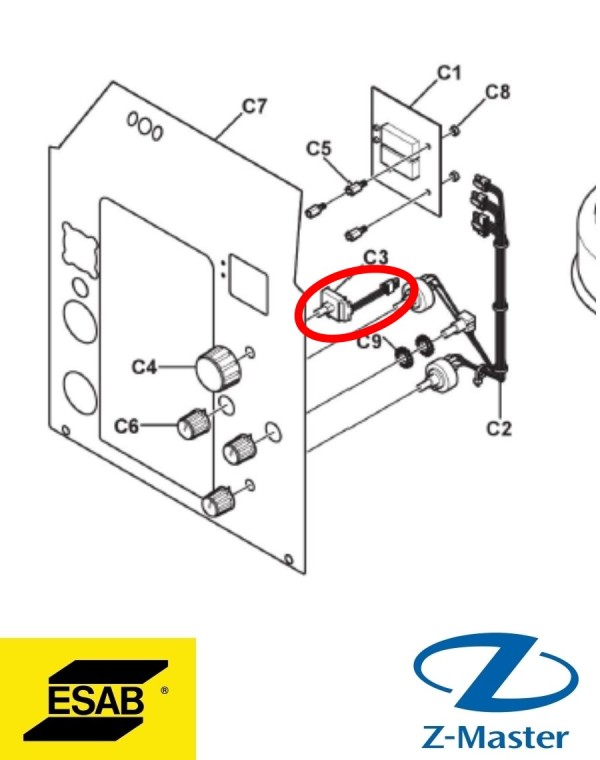 Encoder / Переключатель электронный 0465327880 Esab