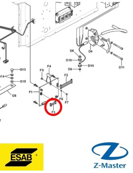 Плоский кабель с разъемом 12-pol 0465349880 Esab