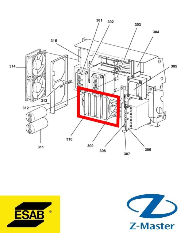 Трансформатор 0465620880 Esab