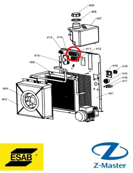 Клемник 0466884008 Esab (Эсаб)