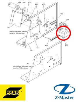 Трансформатор Origo Mag C170/C200 0469563001 Esab (Эсаб)