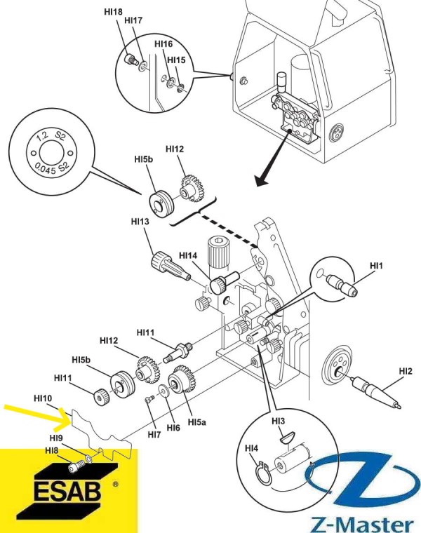 Кожух 0469838001 Esab