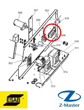 Печатная плата основного фильтра LAX380 0486364880 Esab (Эсаб)