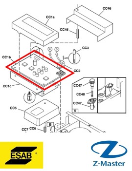 Плата 4000i VRD 0487201990 Esab (Эсаб)