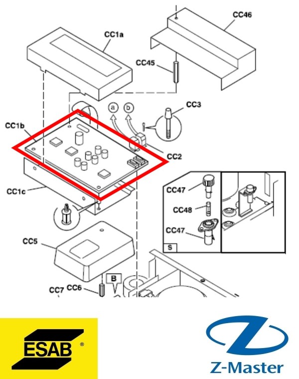 Плата 4000i VRD 0487201990 Esab (Эсаб)