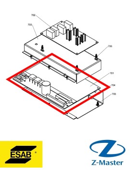 Печатная плата 4002c HwID9 VRD 0487201996 Esab (Эсаб)