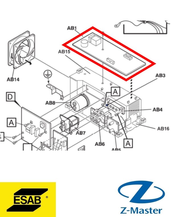 Плата Arc151/152 A31 0487261880 Esab (Эсаб)