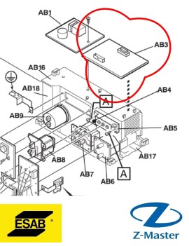 Контрольная плата 0487344884 Esab (Эсаб)