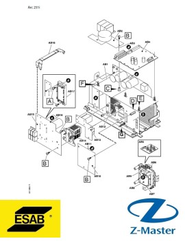 Плата Arc 251i A32 0487599885 Esab