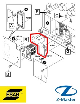 Печатная плата LC 0487618880 Esab (Эсаб)
