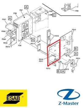 Плата 300A 0487692880 Esab (Эсаб)