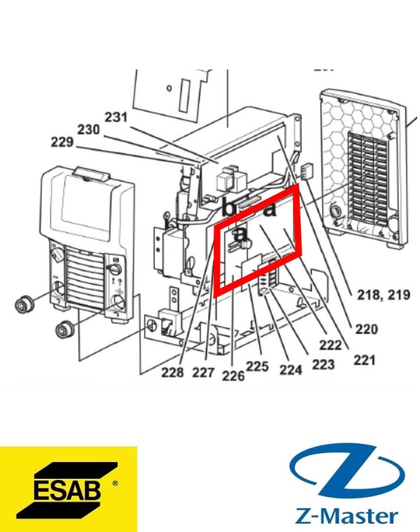 Печатная плата Mig 5004i 0487712882 Esab (Эсаб)