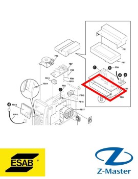 Металлическая пластина 0459791001 Esab