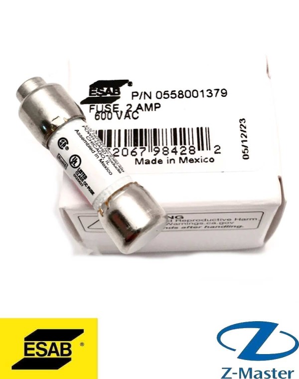 Предохранитель 2А 600V PT38 0558001379 Esab (Эсаб)