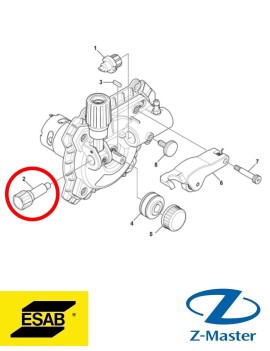 Направляющая для проволоки 0558102328 Esab