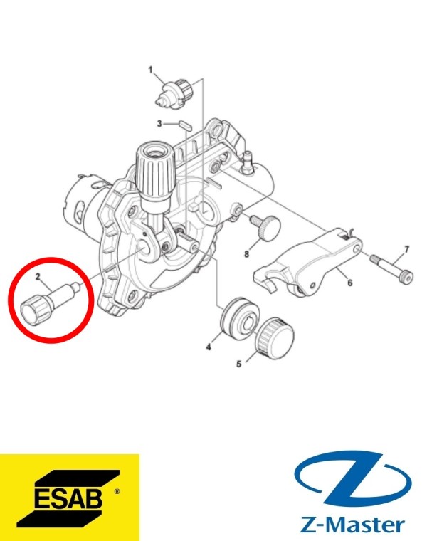 Направляющая для проволоки 0558102328 Esab