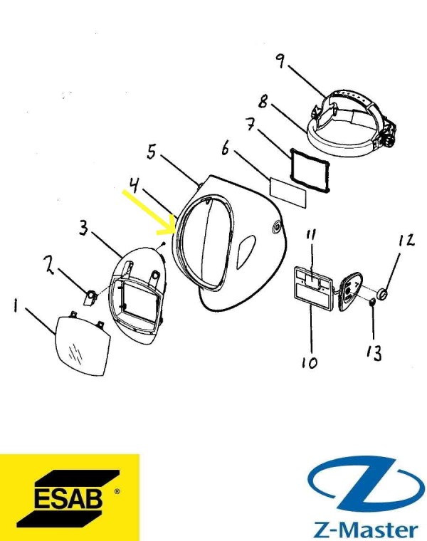 Маска EYE-TECH II 9-13 0700000064