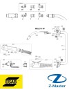 Горелка сварочная MXL 511 w, 3,0 м 0700025260 Esab