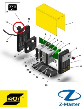Выключатель Buddy Arc 145 0700300014 Esab (Эсаб)