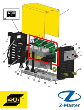 Силовая плата для Buddy200 0700300069 Esab (Эсаб)