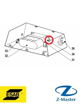 трос привода для KHM 0794000027 Esab (Эсаб)