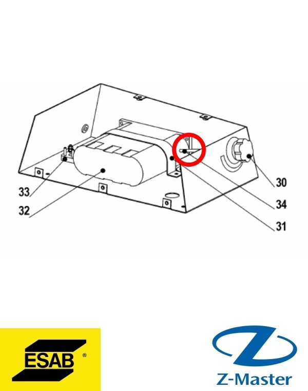 трос привода для KHM 0794000027 Esab (Эсаб)