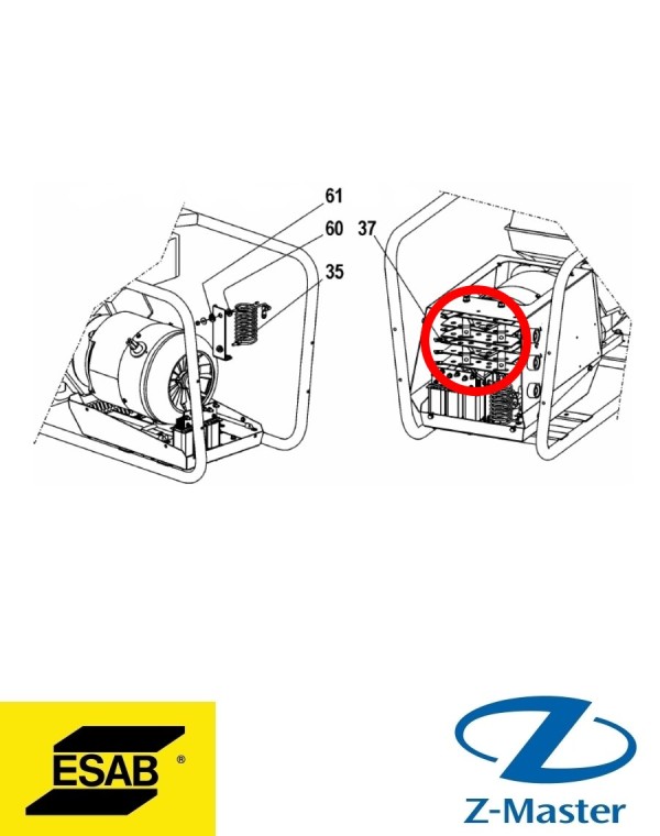 Диодная сборка 0794000030 Esab (Эсаб)
