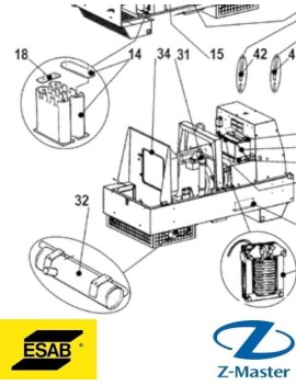 Блок конденсаторов 0794000105 Esab