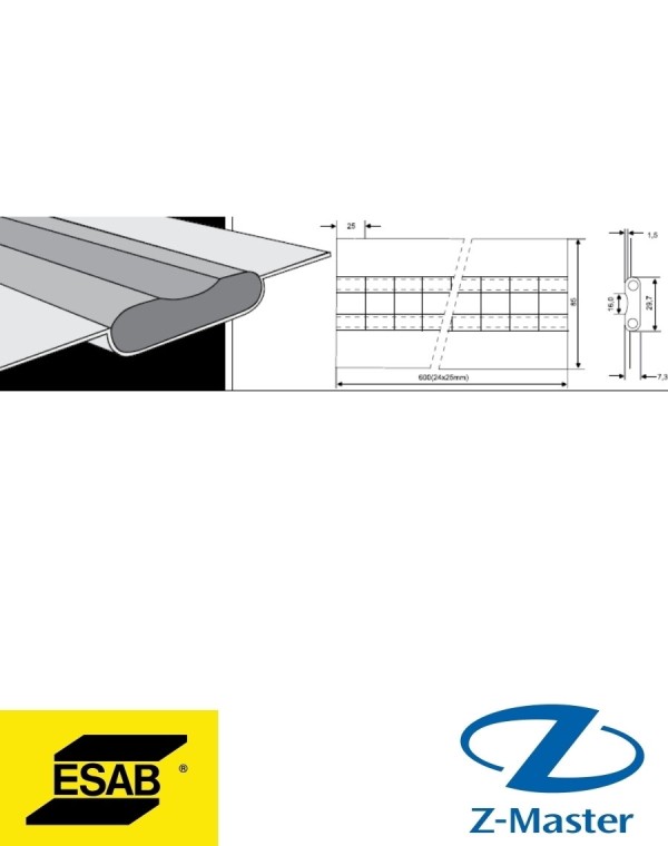 PZ 1500/80 Керамические подкладки Esab (Эсаб)