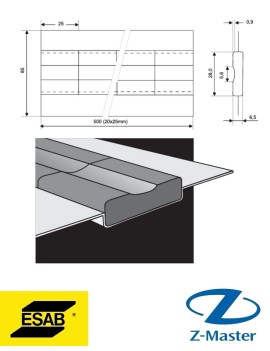 PZ 1500/72 Керамические подкладки Esab