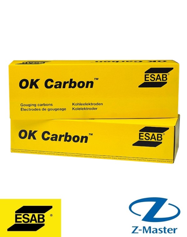 Угольный электрод OK Carbon DC pointed 8x305 0700007006 Esab (Эсаб)